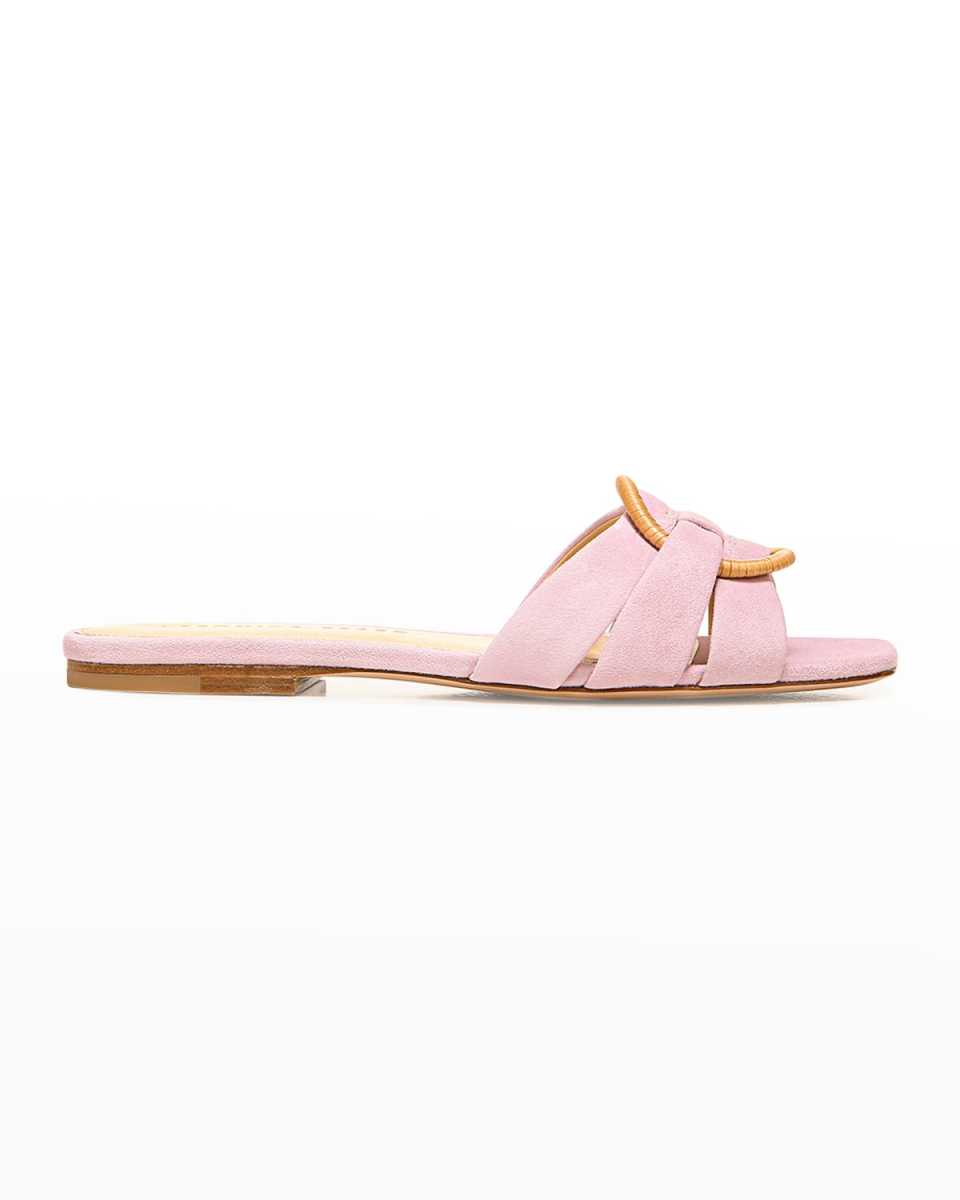 Madeira Leather Ring Flat Sandals
